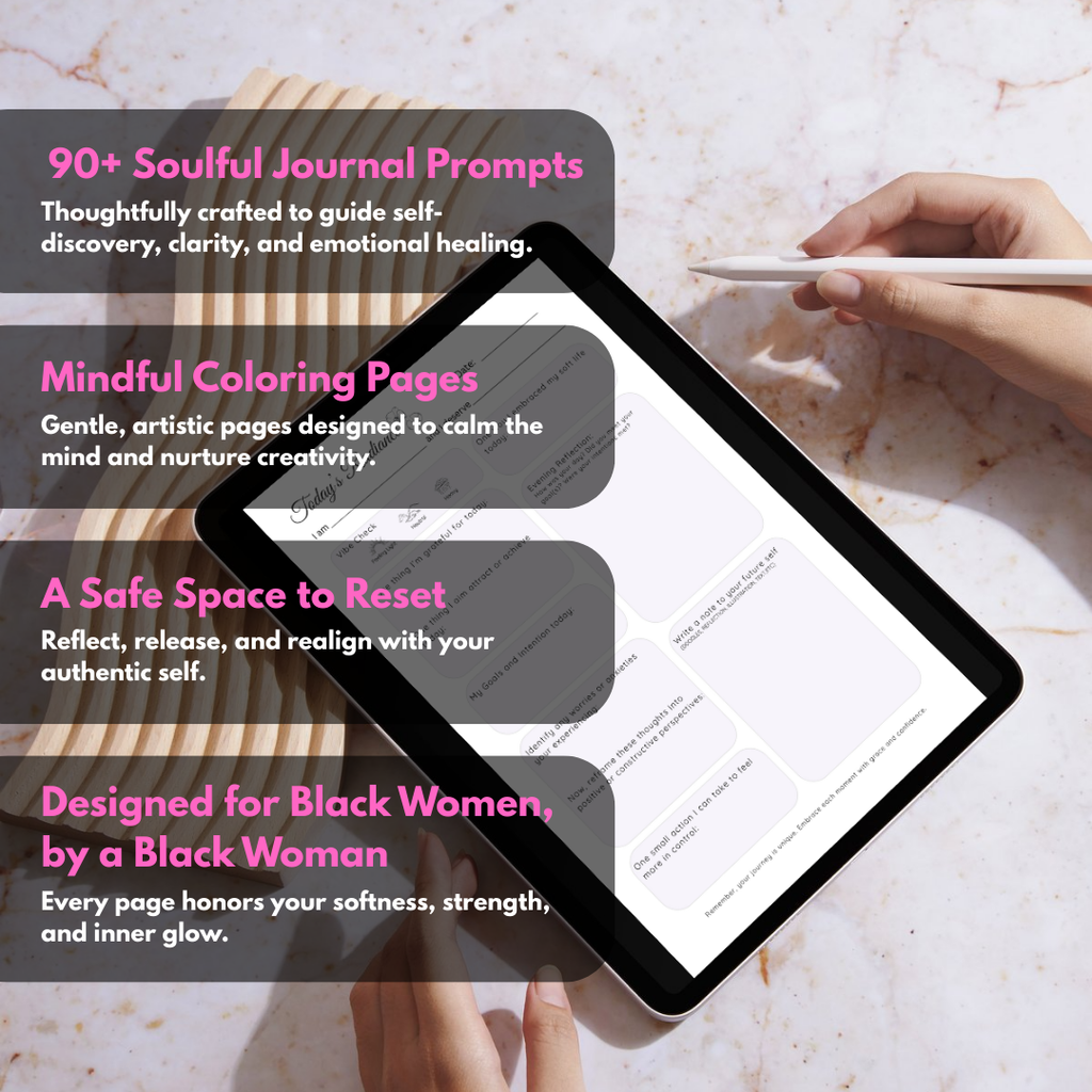 The Radiant Soul Journal (Hard Copy) – A Guided Journal for Black Women & Women of Color